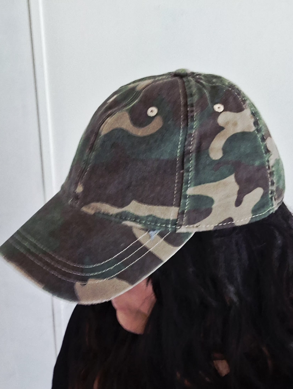 No Boundaries Camouflage Baseball Cap - Green, Brown, Tan